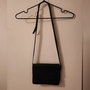 Vintage Black Leather Purse